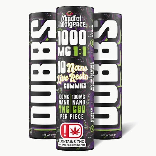 Tribe - Mindful Indulgence - DUBBS - Watermelon Blackberry - 1000mg - 1