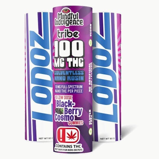 Tribe - Mindful Indulgence - LoDoz - Blackberry Cosmopolitan - 100mg - 1