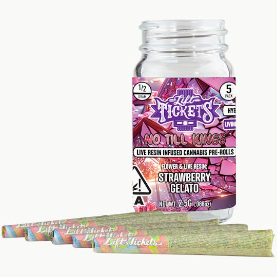 Lift Tickets - Strawberry Gelato - Infused Pre-Roll 5-Pack - 1