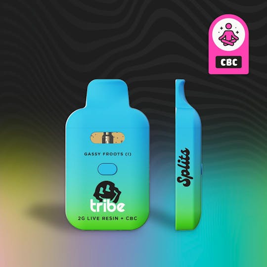 Tribe - Gassy Froot - Indica - Diamonds & CBC - Disposable Tank - 2g - 1