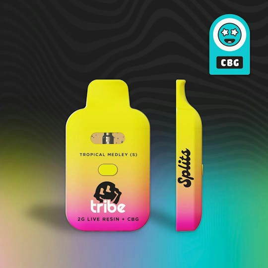 Tribe - Tropical Medley - Sativa - Diamonds & CBG - Disposable Tank - 2g - 1