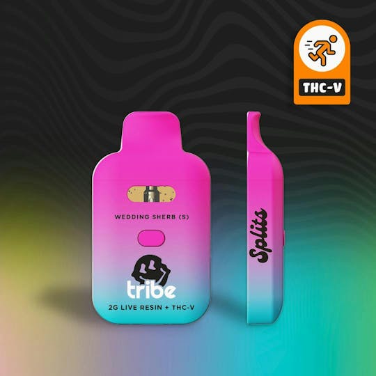 Tribe - Wedding Sherb - Sativa - Live Diamonds & THCV - Disposable Tank - 2g - 1