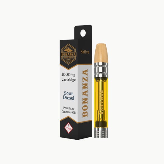 Bonanza Cannabis Company - 1000 MG Cartridge Sour Diesel - 1