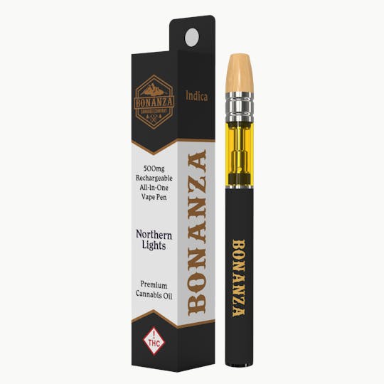 Bonanza Cannabis Company - 500 MG AIO Cartridge Northern Lights - 1