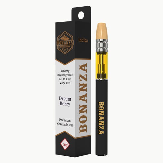 Bonanza Cannabis Company - 500 MG AIO Cartridge Dream Berry - 1