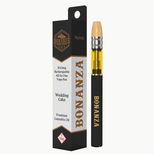 Bonanza Cannabis Company - 500 MG AIO Cartridge Wedding Cake - 1