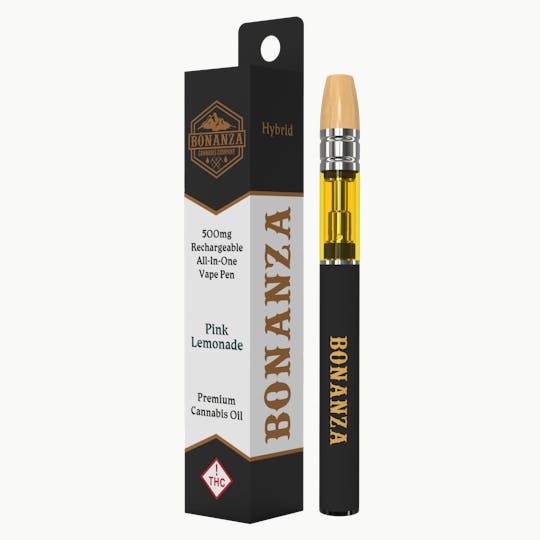 Bonanza Cannabis Company - 500 MG AIO Cartridge Pink Lemonade - 1