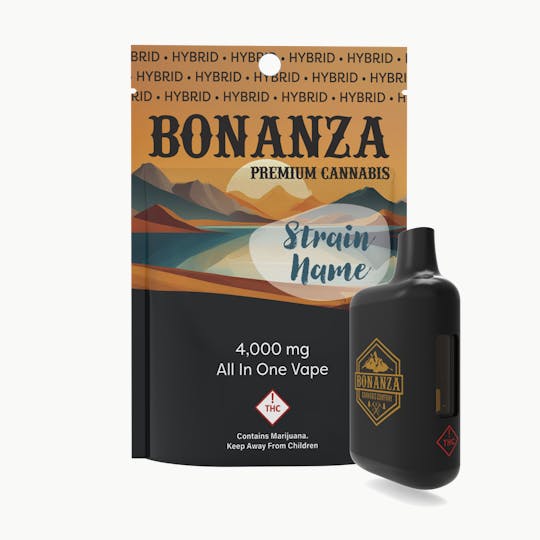 Bonanza Cannabis Company - 4000 MG Disposable Vape Pink Lemonade - 1