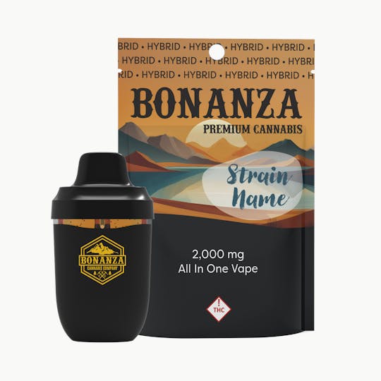 Bonanza Cannabis Company - 2000 MG Disposable Vape Pineapple Express - 1