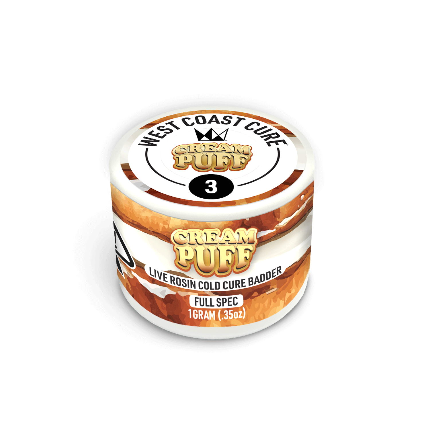 West Coast Cure - Cream Puff Live Rosin Cold Cure Badder - Tier 3 - 1