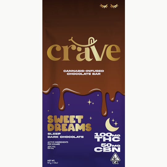 Crave Chocolate - Sweet Dreams 100mg THC | 50mg CBN - 1