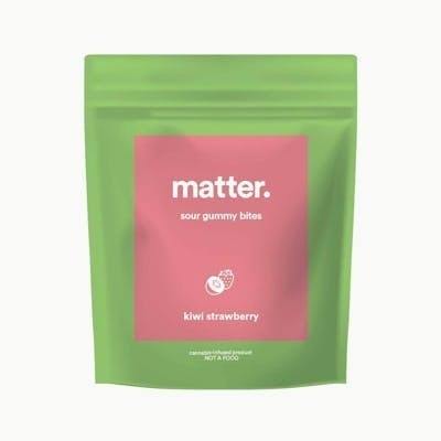 matter. - 1:1 Kiwi Strawberry [10pk] (110mg CBD/110mg THC) - 1