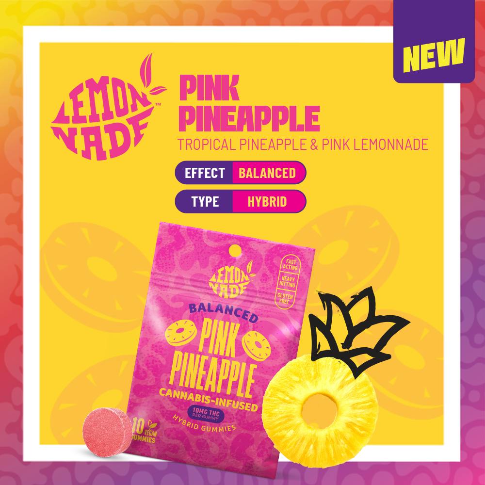 Lemonnade - Lemonnade - Pink Pineapple - Gummies - 100mg - 1