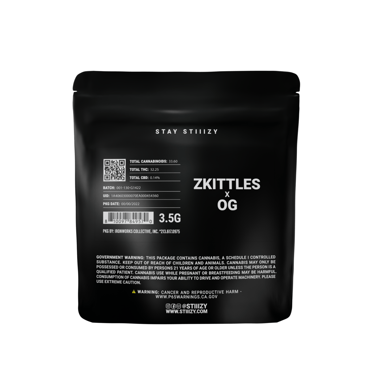 STIIIZY - ZKITTLES X OG - 3.5G - 1