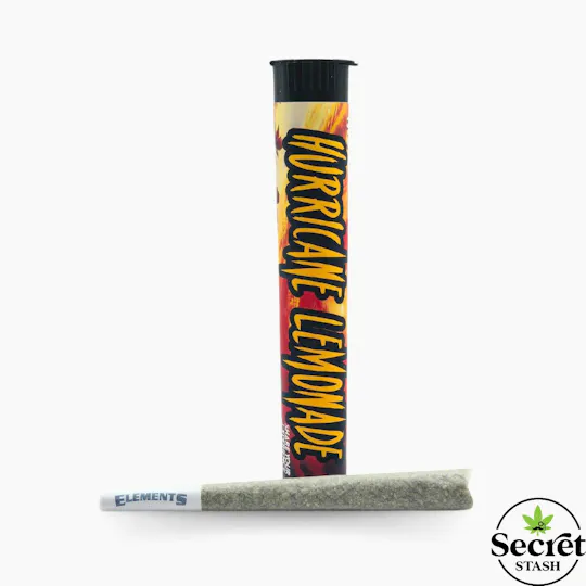 Secret Stash - Secret Stash | Full Bud Pre Roll | Hurricane Lemonade | 1.2g - 1