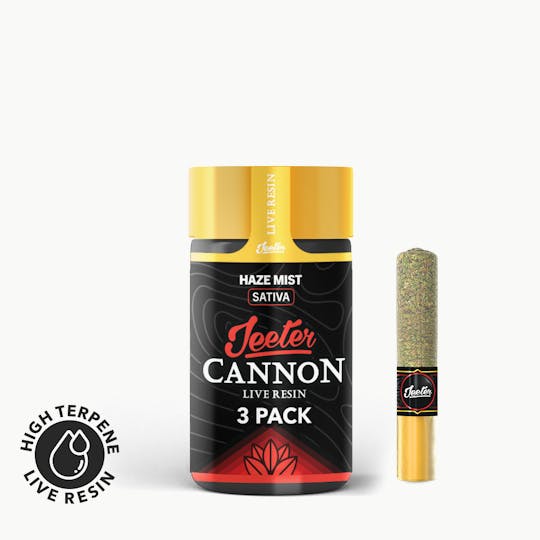Jeeter - Jeeter Cannon Live Resin - 3 Pack - Haze Mist - 1