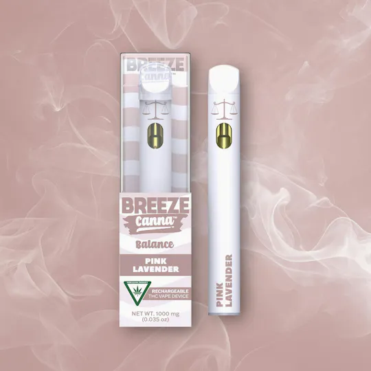 Breeze Canna - BREEZE Canna | Pink Lavender | Balance PLUS Disposable | 1g - 1