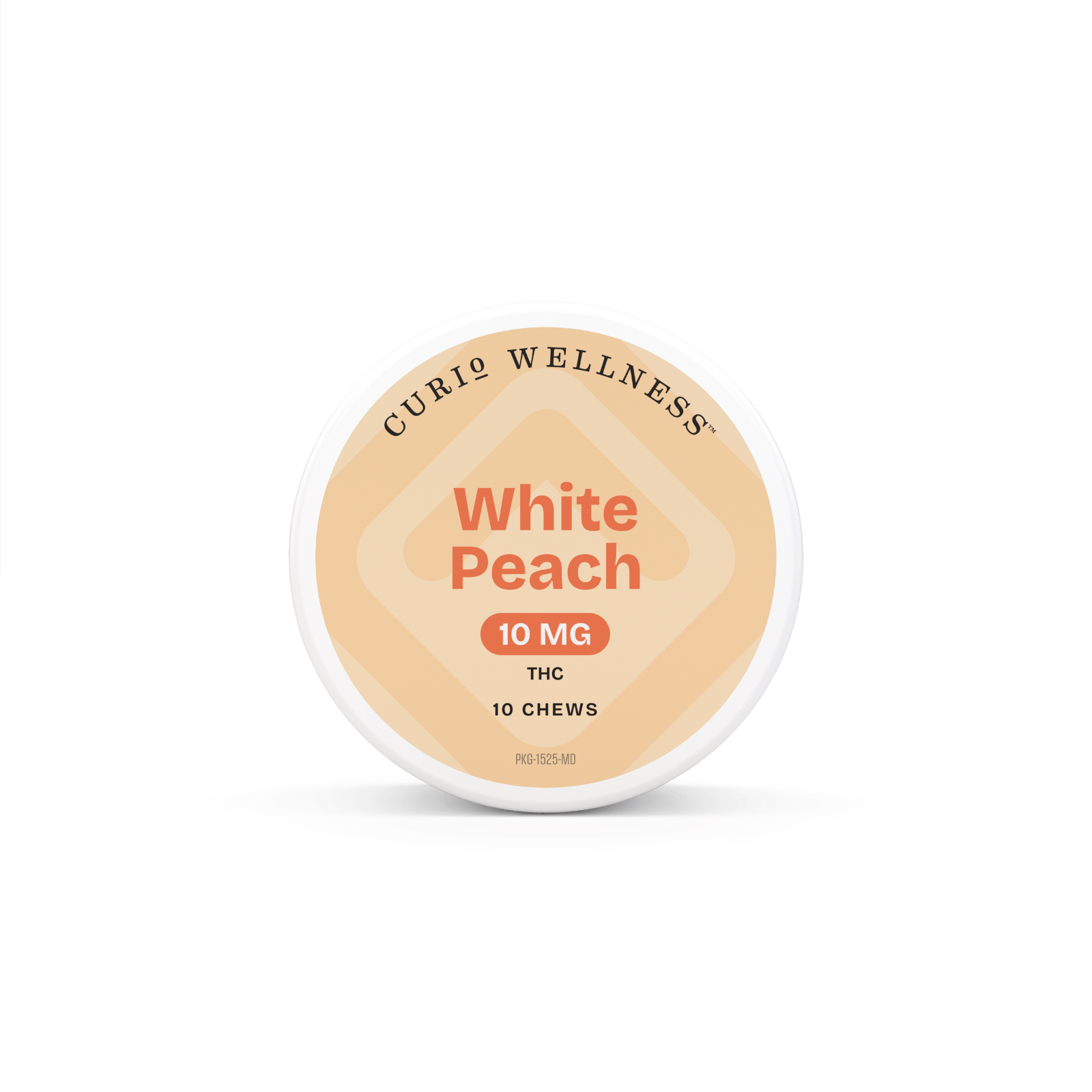 Curio Wellness - Missouri - White Peach Chews | 100mg | 10ct | 10mg/ea - 1