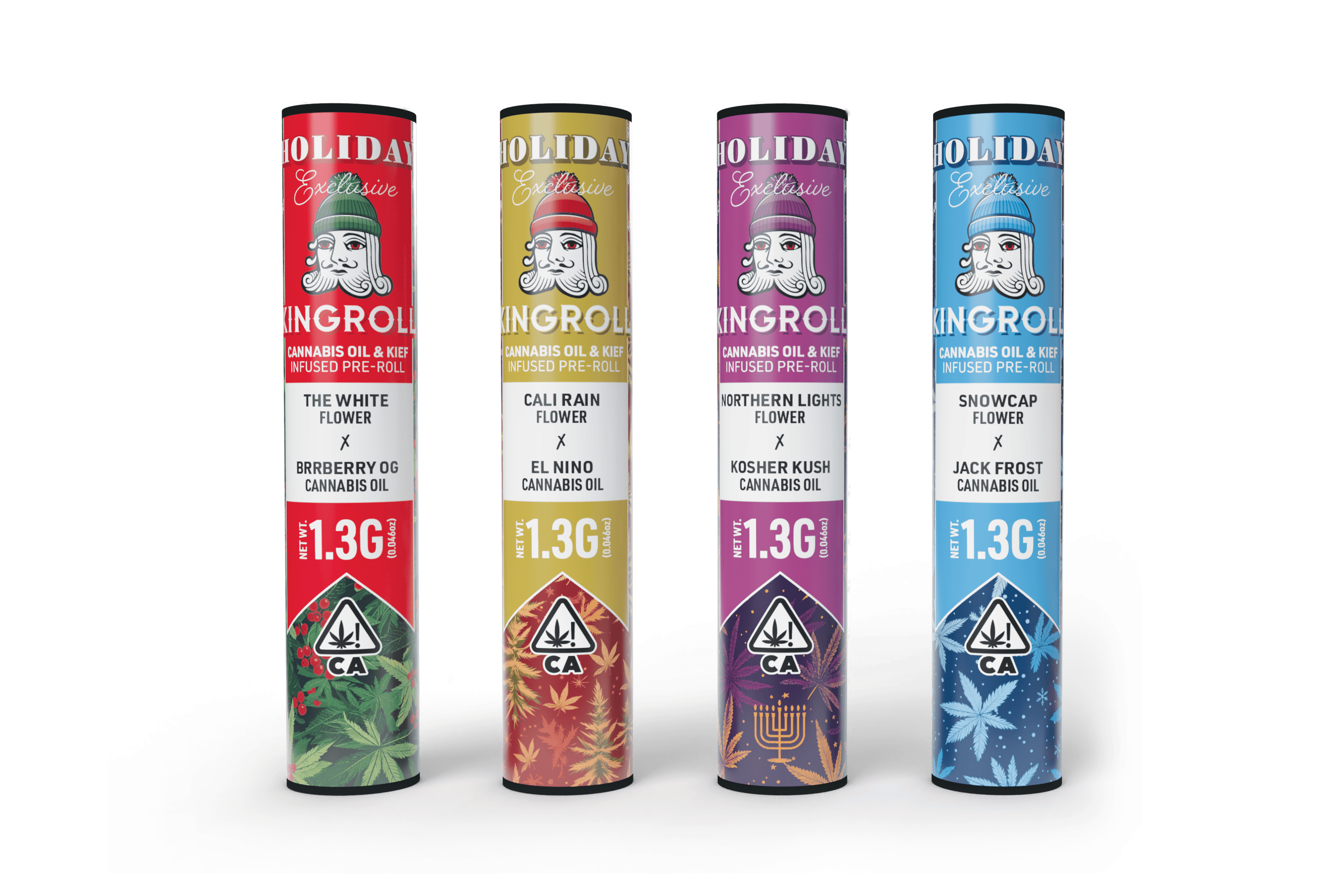 Kingroll - Kingroll Holiday | Northern Lights x Kosher Kush | Infused Joint | 1.3g - 1