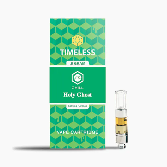 Timeless Vapes - Holy Ghost | CHILL Cartridge | 0.5g - 1