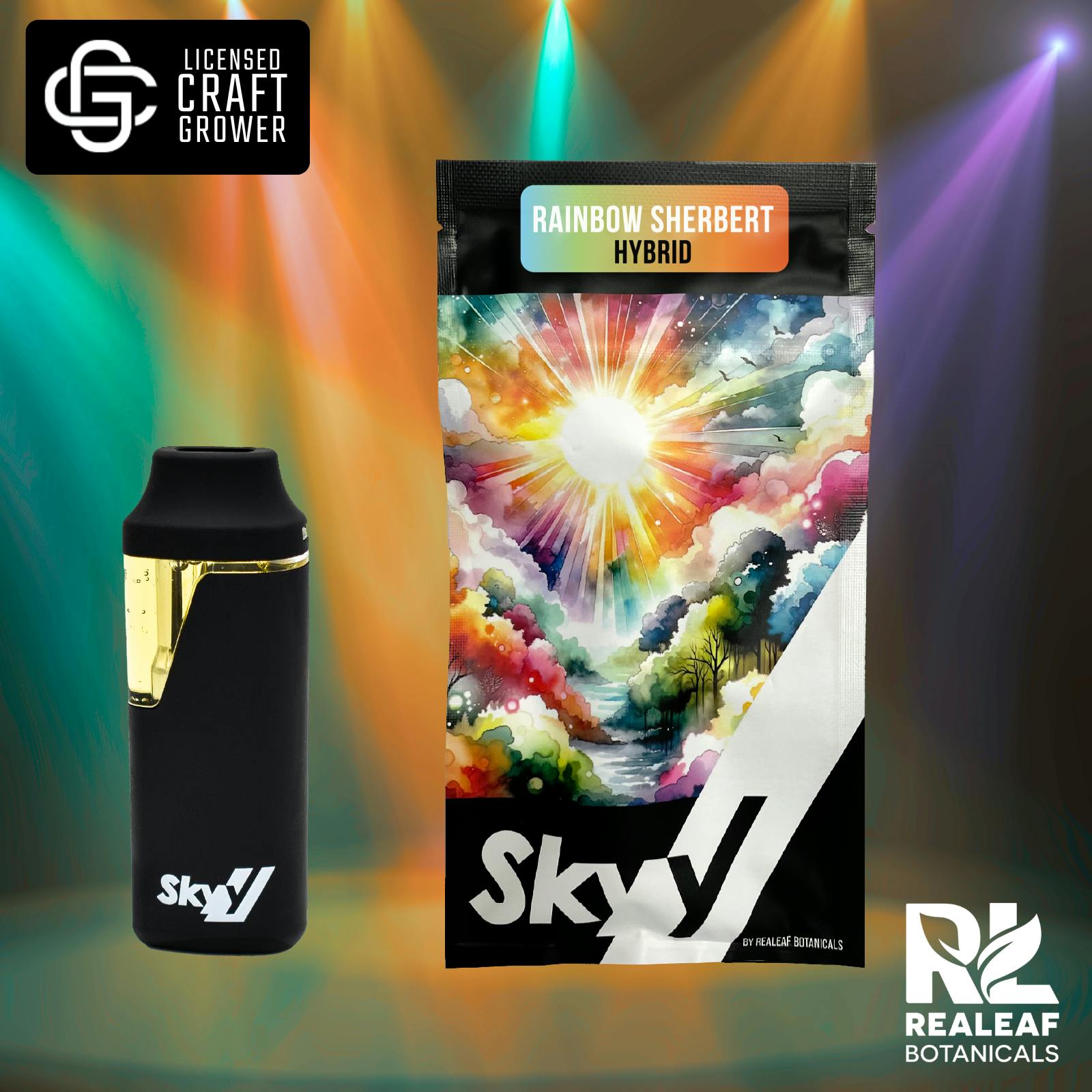 Realeaf Botanicals - Rainbow Sherbert Disposable Pen 2.0g - 1