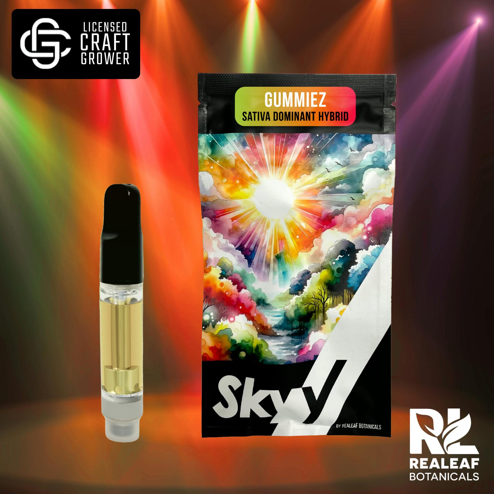 Realeaf Botanicals - Gummiez Vape Cartridge 2.0g - 1