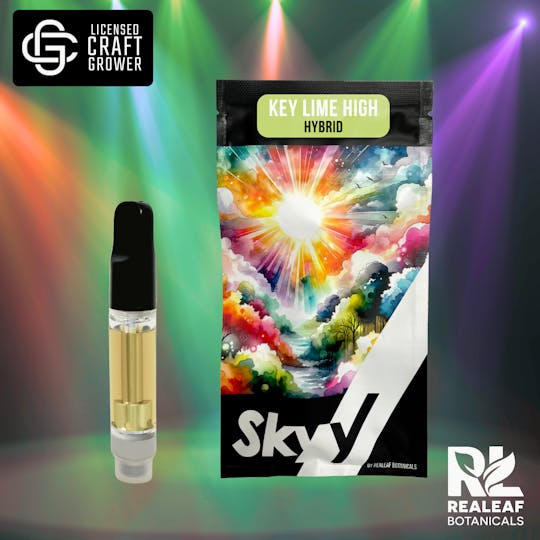 Realeaf Botanicals - Key Lime High Vape Cartridge 2.0g - 1