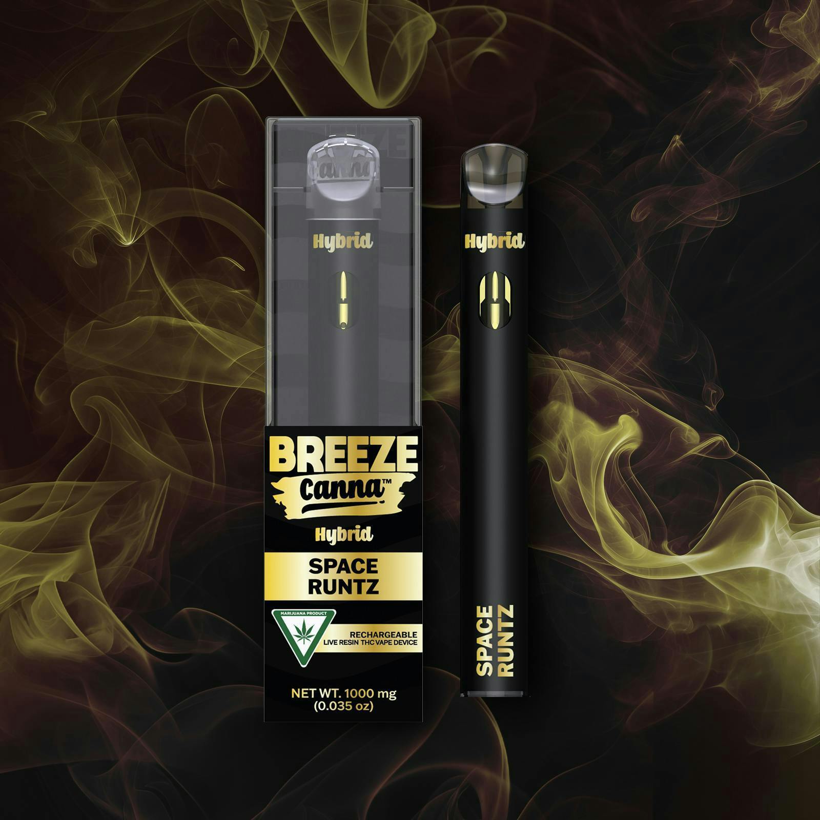 Breeze Canna - BREEZE Canna | Space Runtz | Live Resin PLUS Disposable | 1g - 1