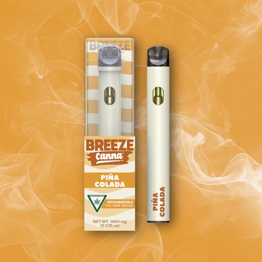 Breeze Canna - Pina Colada - Seasonal 1g PLUS Vape Device — BREEZE Canna - 1