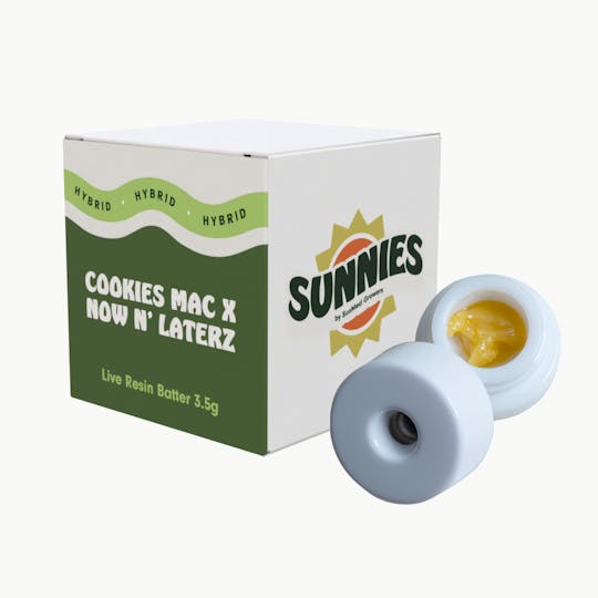 SunMed Growers - Cookies MAC x Now N' Laterz Live Resin Batter 3.5g - 1