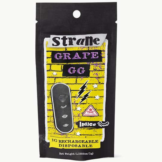Strane - Grape GG | All-In-One Live Terpene Distillate Disposable 1g - 1