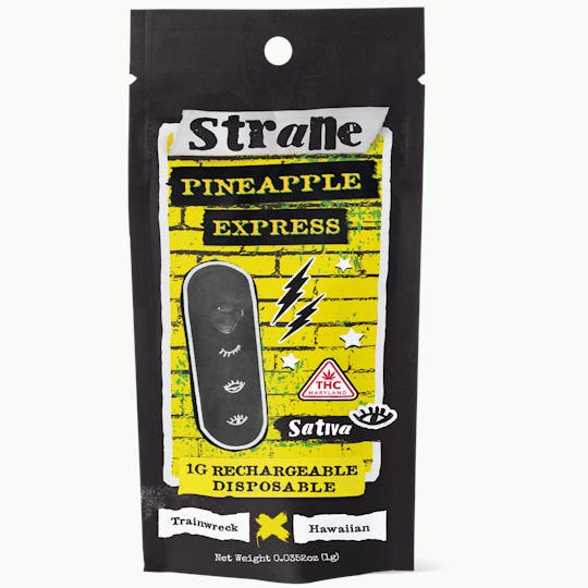 Strane - Pineapple Express | All-In-One Live Terpene Distillate Disposable 1g - 1