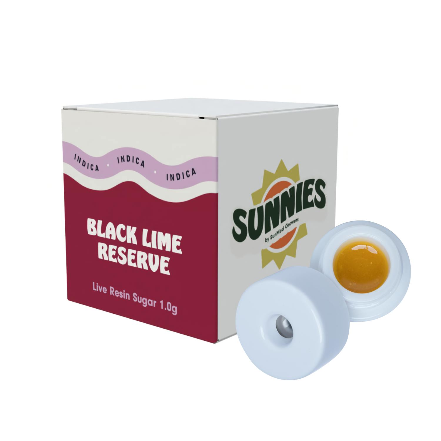 SunMed Growers - Black Lime Reserve Live Resin Sugar 1.0g - 1