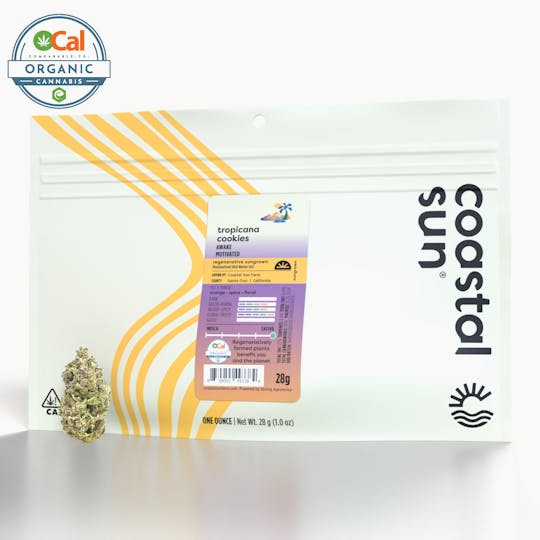 Coastal Sun - Tropicana Cookies Sungrown Flower 28g - 1