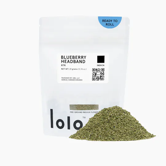 lolo - lolo | Blueberry Headband | Indoor Ready To Roll | 21g - 1
