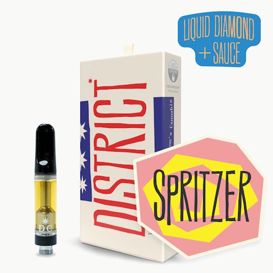 District Cannabis - Spritzer Liquid Diamonds and Sauce Cartridge - 1