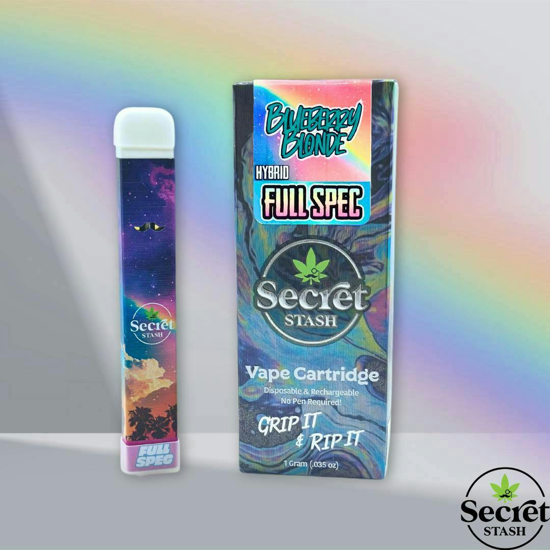 Secret Stash - Secret Stash | Full Spectrum Disposable Cart | Blueberry Blonde | 1g - 1