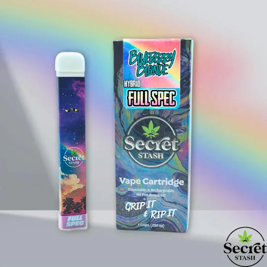 Secret Stash - Secret Stash | Full Spectrum Disposable Cart | Blueberry Blonde | 1g - 1