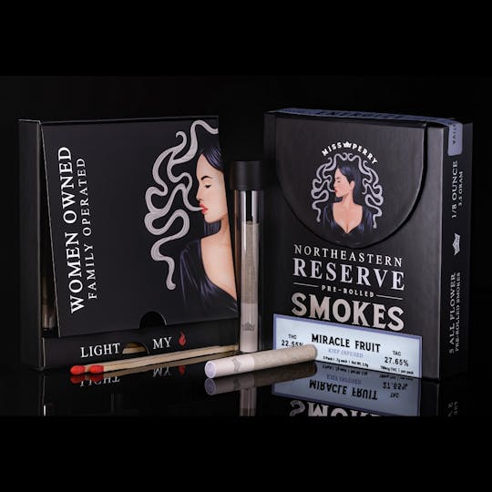 Miss Perry Northeastern Reserve - Miracle Fruit – Kief-Infused Pre-Rolls – Versabox (5pk) - 1