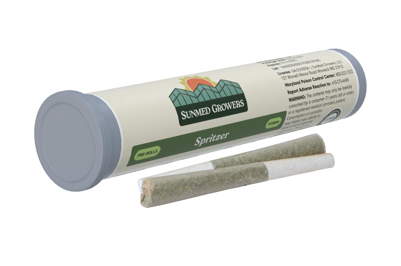 SunMed Growers - Spritzer Pre Roll 0.5g/2 Pack - 1