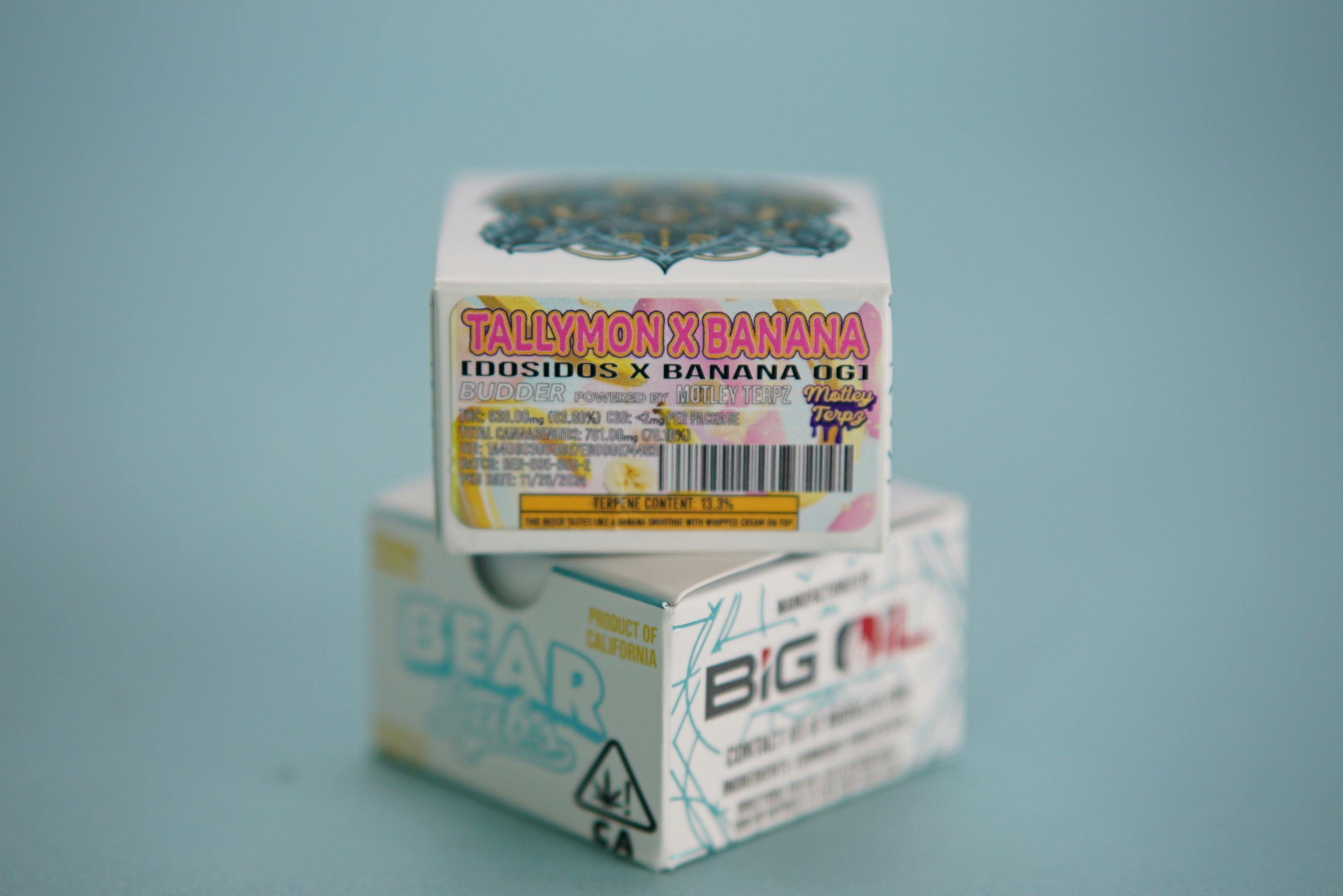 Bear Labs - BEAR Labs - Tallymon x Banana - Tier 2 Live Resin Budder - 1