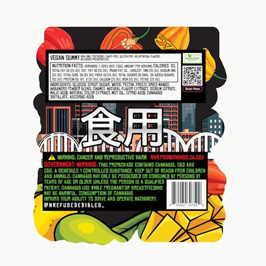 N'Refused Edibles - N'refused Edibles - Spicy Mango Habanero 100 - 1