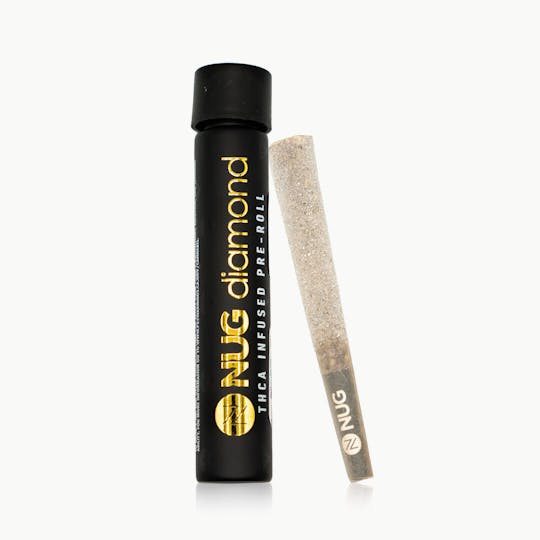 NUG - NUG Kief Coated THCA Diamond Infused Preroll - Ice Cream Cake - 1