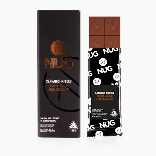 NUG - NUG Chocolate Bar - Mocha Crunch 100MG (New) - 1