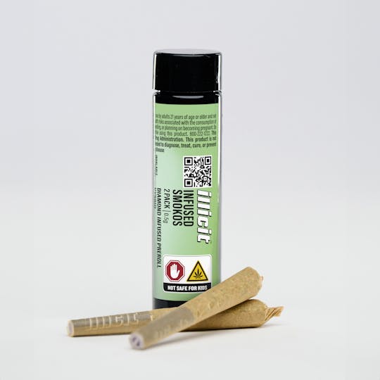 ILLICIT - Hybrid Diamond Infused Smokos .5g 2-Pack - 1