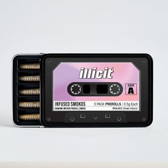 ILLICIT - Indica Diamond Infused Smokos .5g 5-Pack - 1