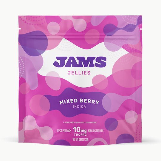 JAMS - Jellies - Mixed Berry 50mg | 5pk - 1