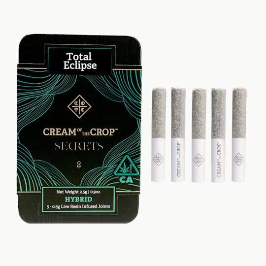 Cream of the Crop - COTC Secrets | Total Eclipse | Premium Infused Prerolls | 2.5g - 1