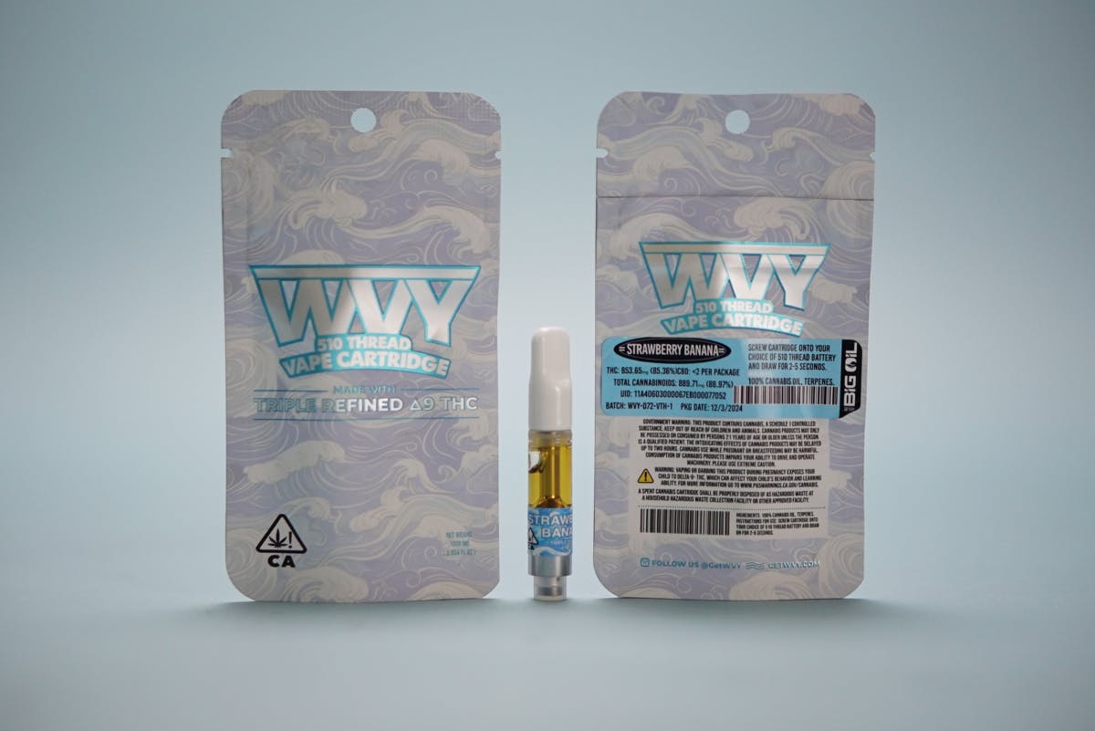 WVY - WVY - Strawberry Banana - 510 Threaded - Cartridge - 1