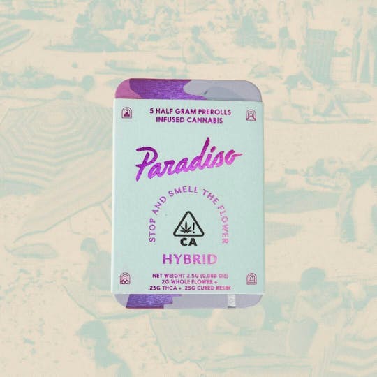 Paradiso Gardens - Paradiso Infused Prerolls 5pk | Glitter Bomb (2.5g total) - 1